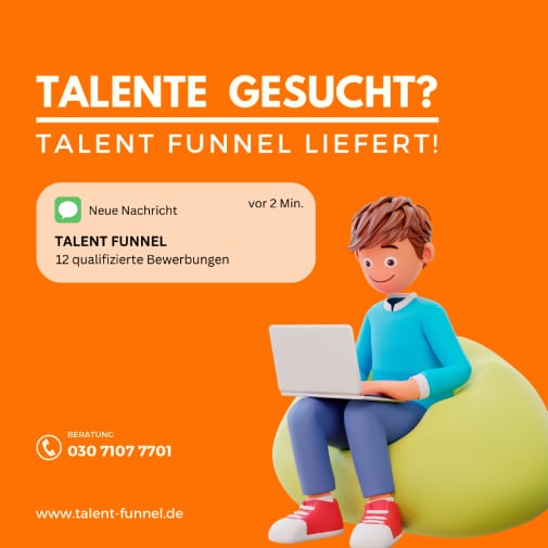 Talent funnel liefert Mitarbeiter