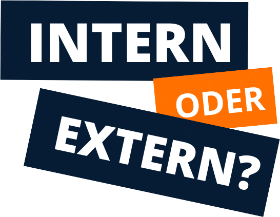 Intern oder extern