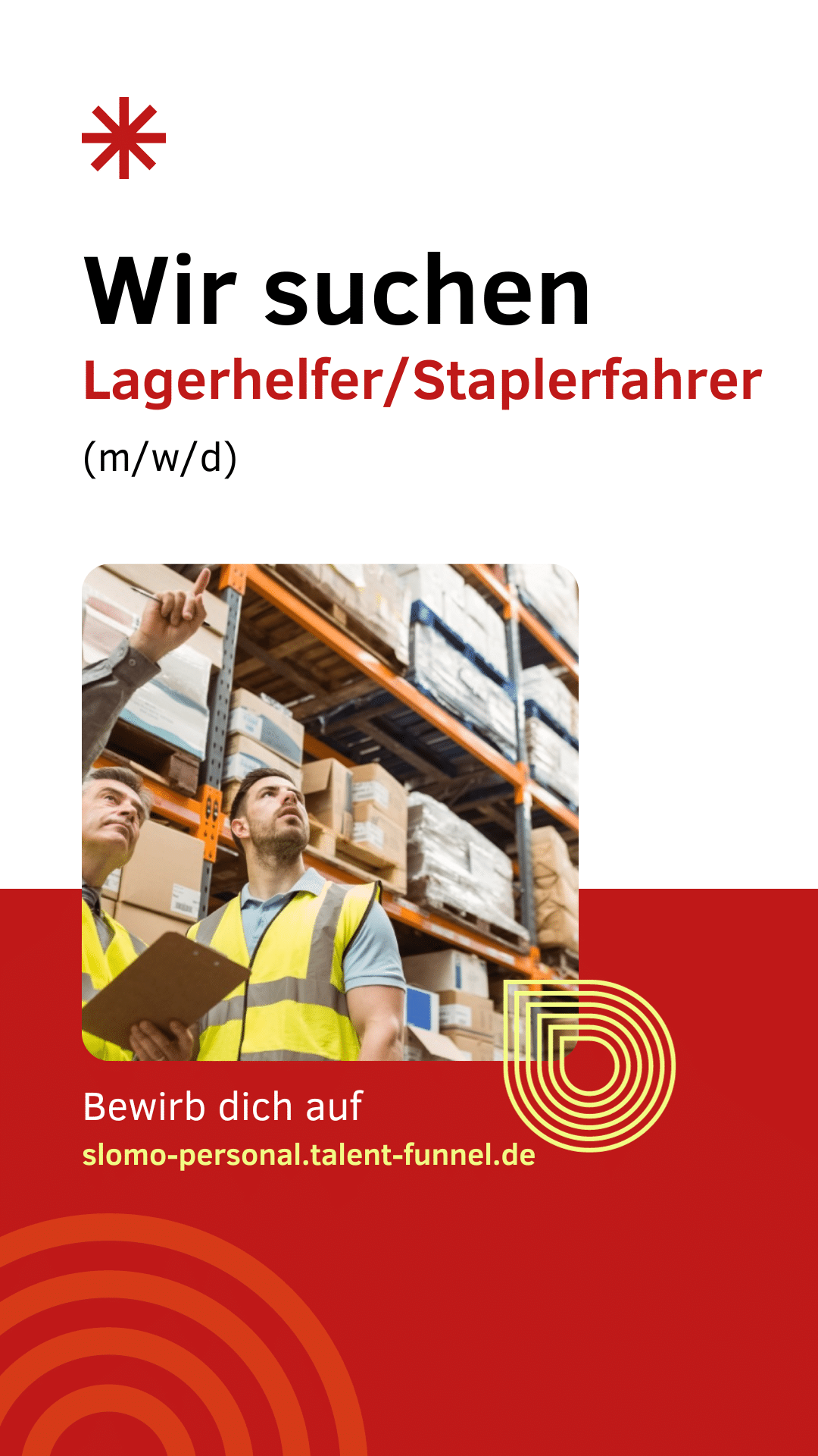 Lagermitarbeiter gesucht